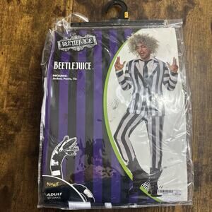 SPIRIT HALLOWEEN Beetlejuice Adult Small Costume NIP